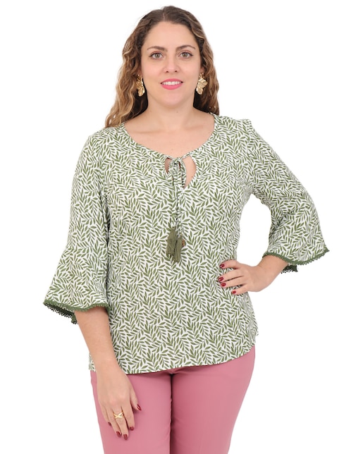 Blusa manga 3/4 para mujer 1