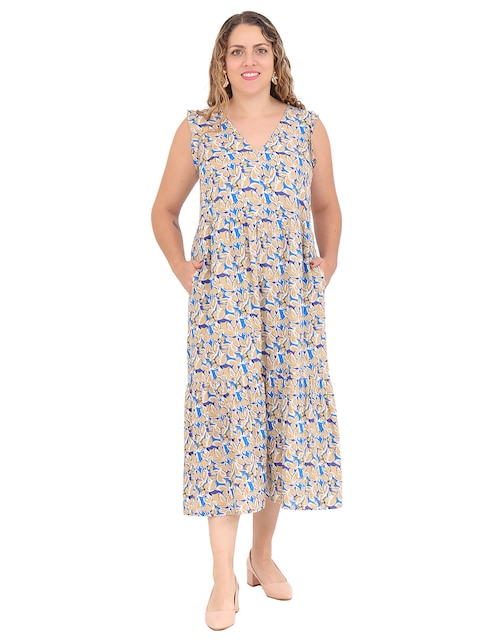 Vestido midi casual para mujer 1
