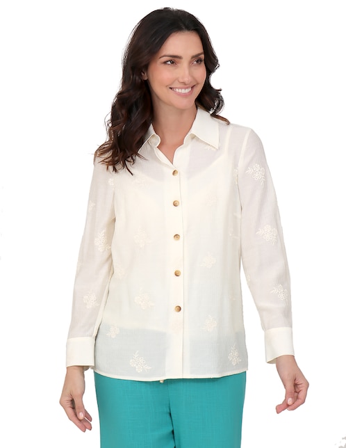 Blusa manga larga para mujer 1