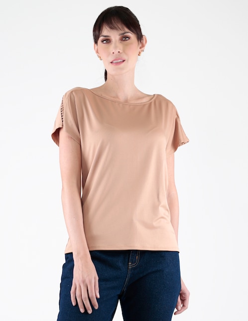 Blusa manga corta para mujer 1