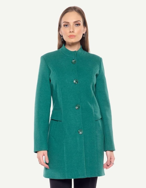 Abrigo Karla D' Liz regular para mujer