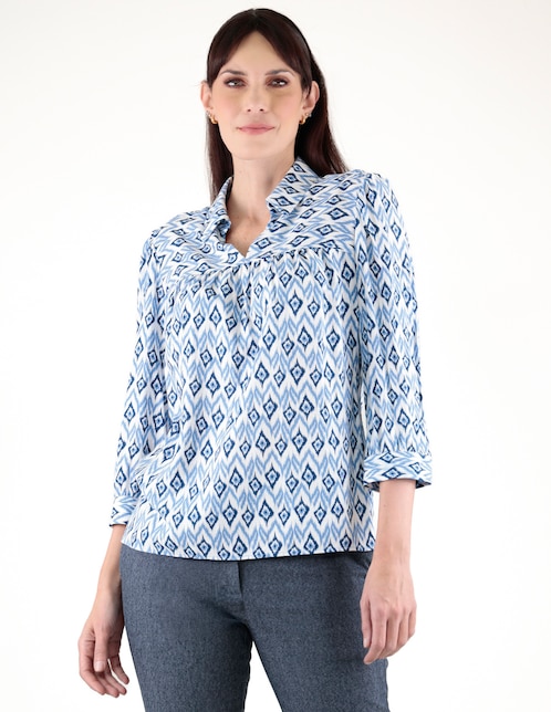 Blusa manga 3/4 para mujer 1