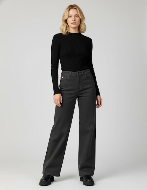Jeans Wide leg Básicos para mujer Jeans Wide leg Básicos para mujer