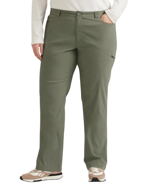 "pantalón" regular eddie bauer slim "para mujer"