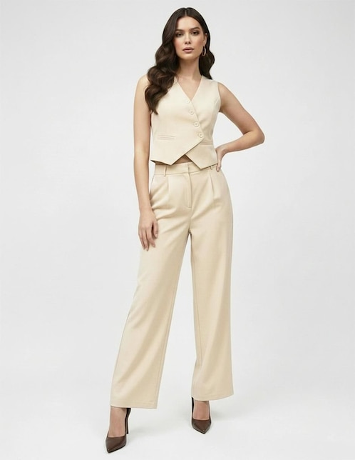 Conjunto business casual forever ch sin familia o colección "de" algodón "para" no aplica mujer