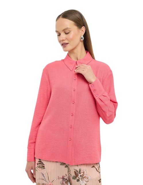 Blusa camisera Alexis Bendell manga larga para mujer