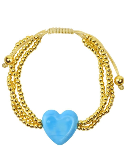Pulsera 18 K passion acabado baño de oro 1