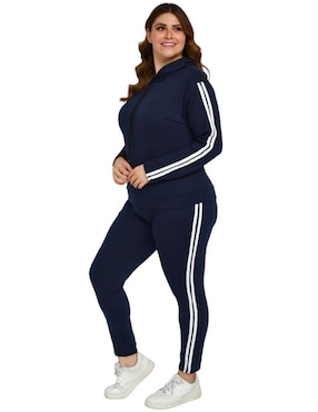 Conjunto Deportivo Regular Roman Fashion Con Elástico Para Mujer