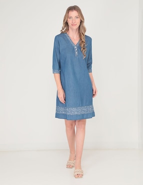Vestido a la rodilla casual Damaia Atelier para mujer
