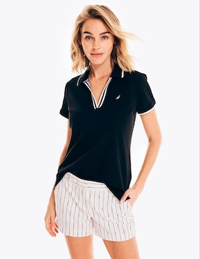 Playera tipo polo Nautica para mujer
