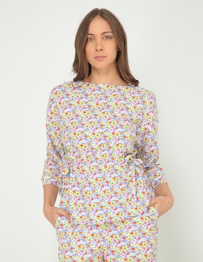 Blusa Damaia Atelier Manga 3/4 Para Mujer