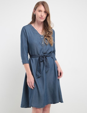 Vestido 3/4 Casual Damaia Atelier Para Mujer