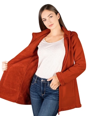 Abrigo Greenlander abierto para mujer