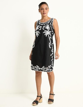 Vestido A La Rodilla Casual Talbots Para Mujer