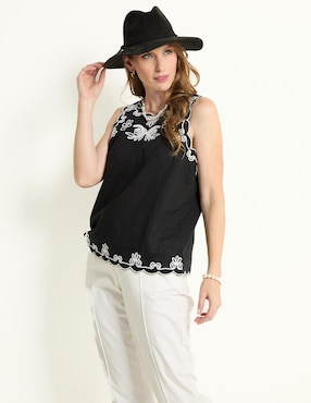 Blusa Talbots Sin Manga Para Mujer