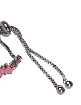 Pulsera Yoiko Eri con acabado baño rodio