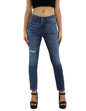 Jeans Straight Innermotion Corte Cadera Para Mujer