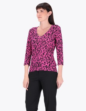 Blusa Charme Manga 3/4 Para Mujer