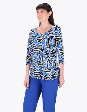 Blusa Charme Manga 3/4 Para Mujer