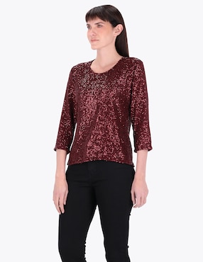 Blusa Charme Manga 3/4 Para Mujer