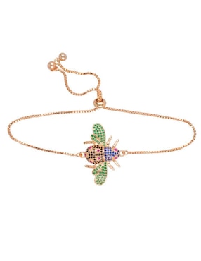 Pulsera Yoiko Acabado Baño Oro Rosa