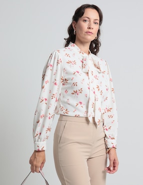 Blusa Morango Manga Larga Para Mujer