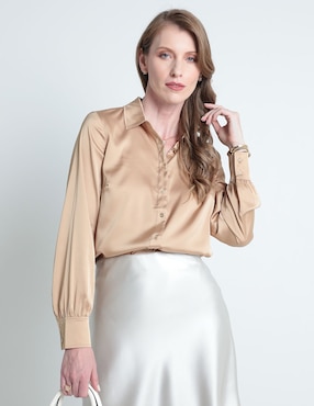 Blusa Talbots Manga Larga Para Mujer