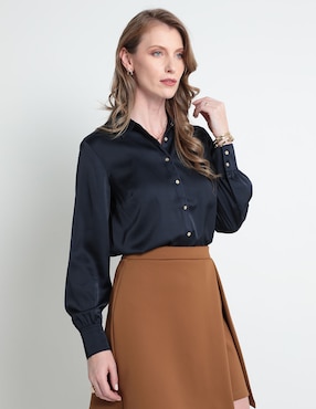 Blusa Talbots Manga Larga Para Mujer