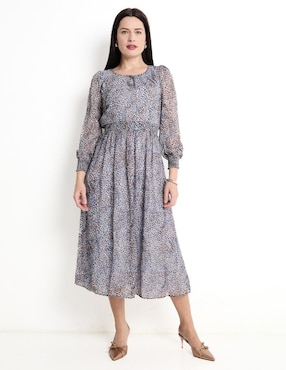 Vestido Midi Casual Talbots Para Mujer