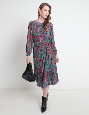 Vestido Midi Casual Talbots Para Mujer