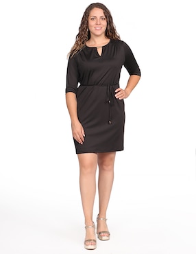 Vestido A La Rodilla Casual Duplan Petite Para Mujer