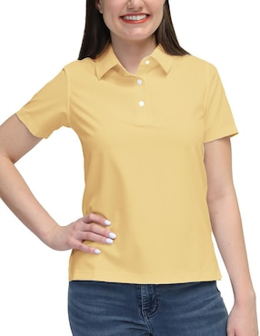 Playera Tipo Polo Uni-Raga Para Mujer