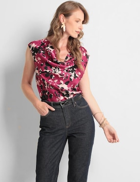 Blusa Talbots Manga Corta Para Mujer