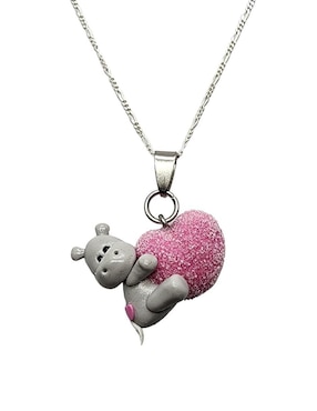 Collar de corazón Limerence By Claudia Herrera de plata P 925