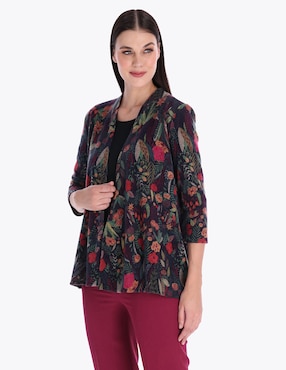 Blusa Túnica Charme Manga 3/4 Para Mujer