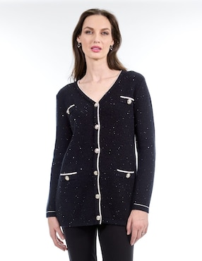 Suéter Damaia Atelier cuello v para mujer