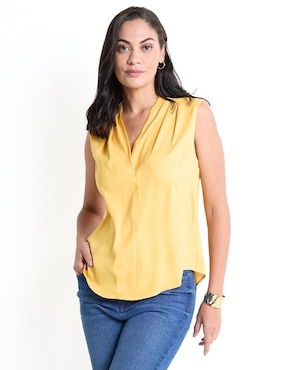 Blusa Chico's Sin Manga Para Mujer