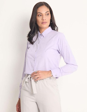 Blusa Camisera LPC Manga Larga Para Mujer