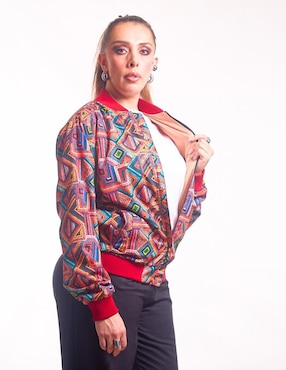 Chamarra Bomber Chico Malo Impermeable Para Mujer