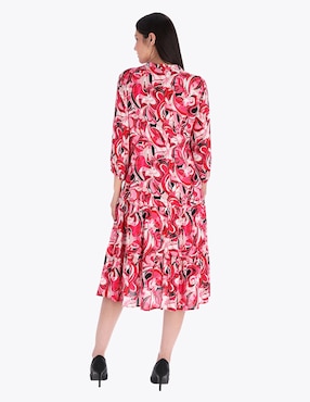 Vestido midi formal Charme para mujer