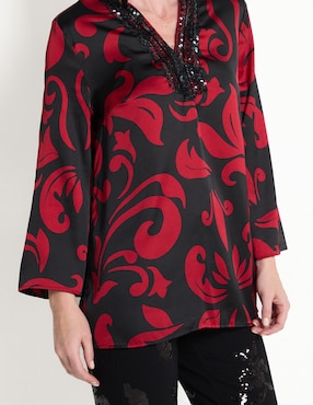Blusa Chico's manga larga para mujer