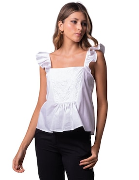 Blusa J&B Sin Manga Para Mujer