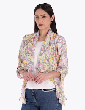 Blusa Charme Manga 3/4 Para Mujer