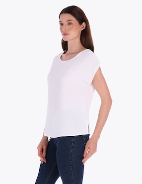 Blusa Charme Manga Corta Para Mujer