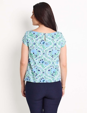 Blusa Talbots manga corta para mujer