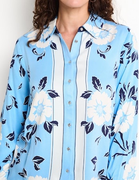 Blusa Talbots manga larga para mujer