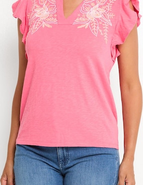 Playera manga corta Talbots para mujer