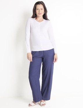Suéter Talbots cuello redondo para mujer