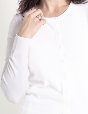 Suéter Talbots cuello redondo para mujer