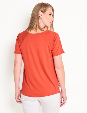 Blusa La Nun manga corta para mujer